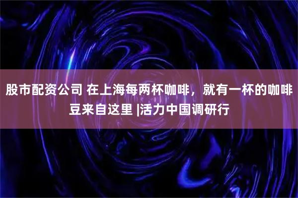 股市配资公司 在上海每两杯咖啡，就有一杯的咖啡豆来自这里 |活力中国调研行
